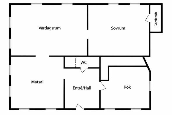 Trandared – 3:a med egen trädgård